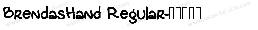 BrendasHand Regular字体转换